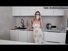 Stepson fucks stepmom during thunder