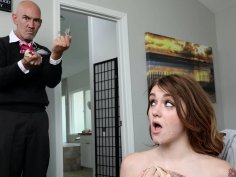 Teen bombshell gets pampered and fucked by an older gentlemen