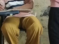 Desi step sister gets hardcore doggy style from younger stepbrother - cum on tits 69