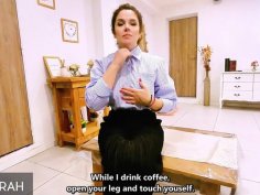 Submissive latina milf zarah offers her big ass to dominant husband - hardcore anal blowjob pov